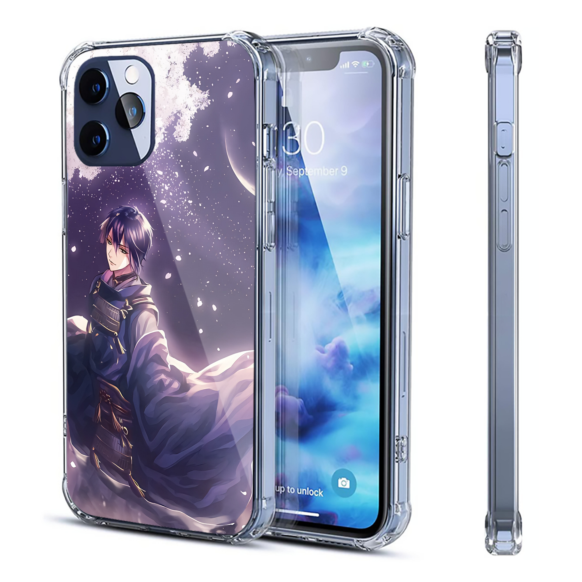 （画像用） 刀剣乱舞 Touken Ranbu 【iPhone 12シリーズ対応】透明スマホケース（クリアソフトケース）